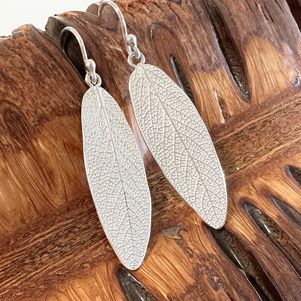 Sage Leaf earrings