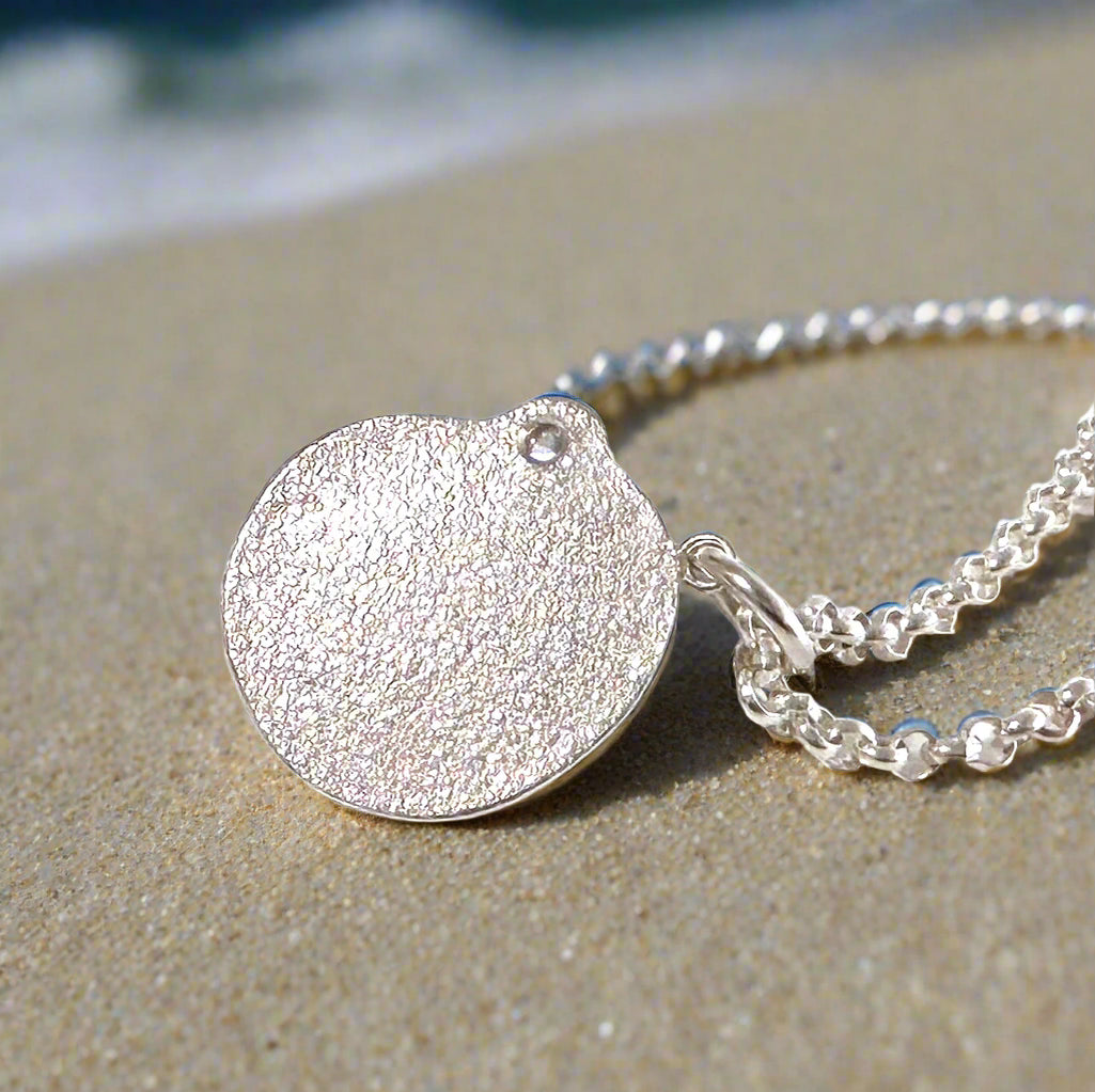 22K Gold and Pure Silver Mermaids Treasure Necklace