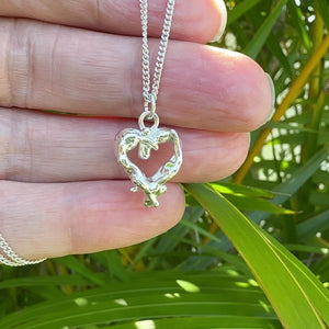 Video of Heart Reef shaped  pendant or necklace