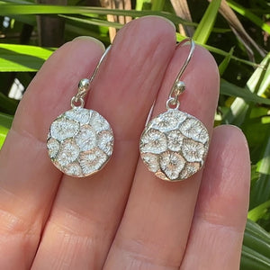 Ocean Coral Sparkle earrings