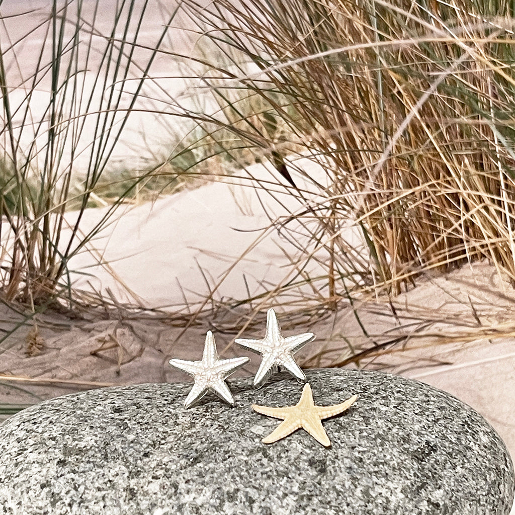 Baby Sea Star stud earrings