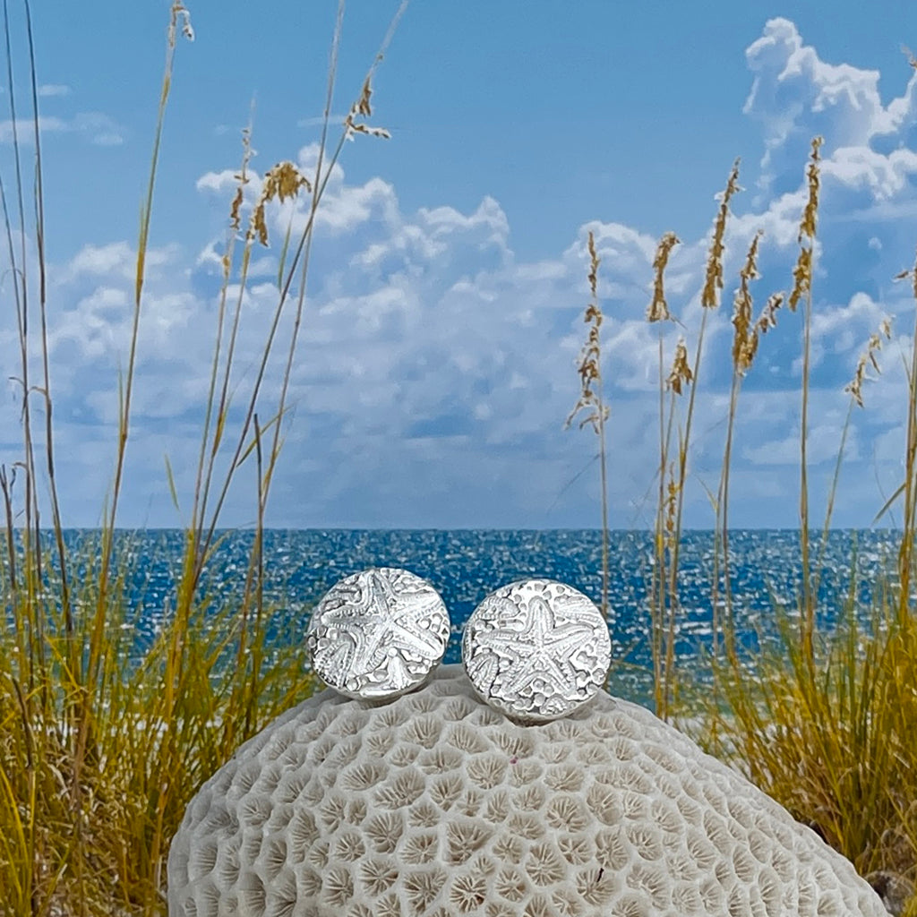 Sea Star Stud Earrings – Pure silver coastal elegance in  sizes